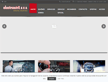 Tablet Screenshot of electromovilaca.com